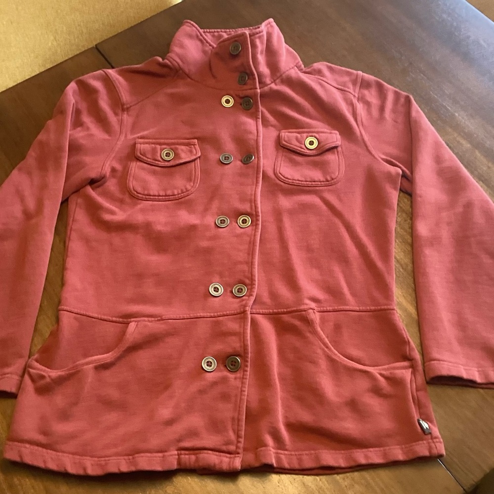 Prana Women's Sweater in Rust Red
